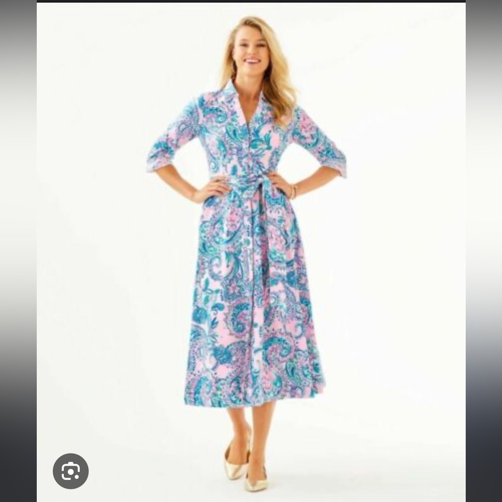 Lilly Pulitzer Mira Stretch Shirtdress